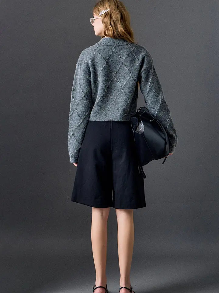 Argyle Sparkle Cardi