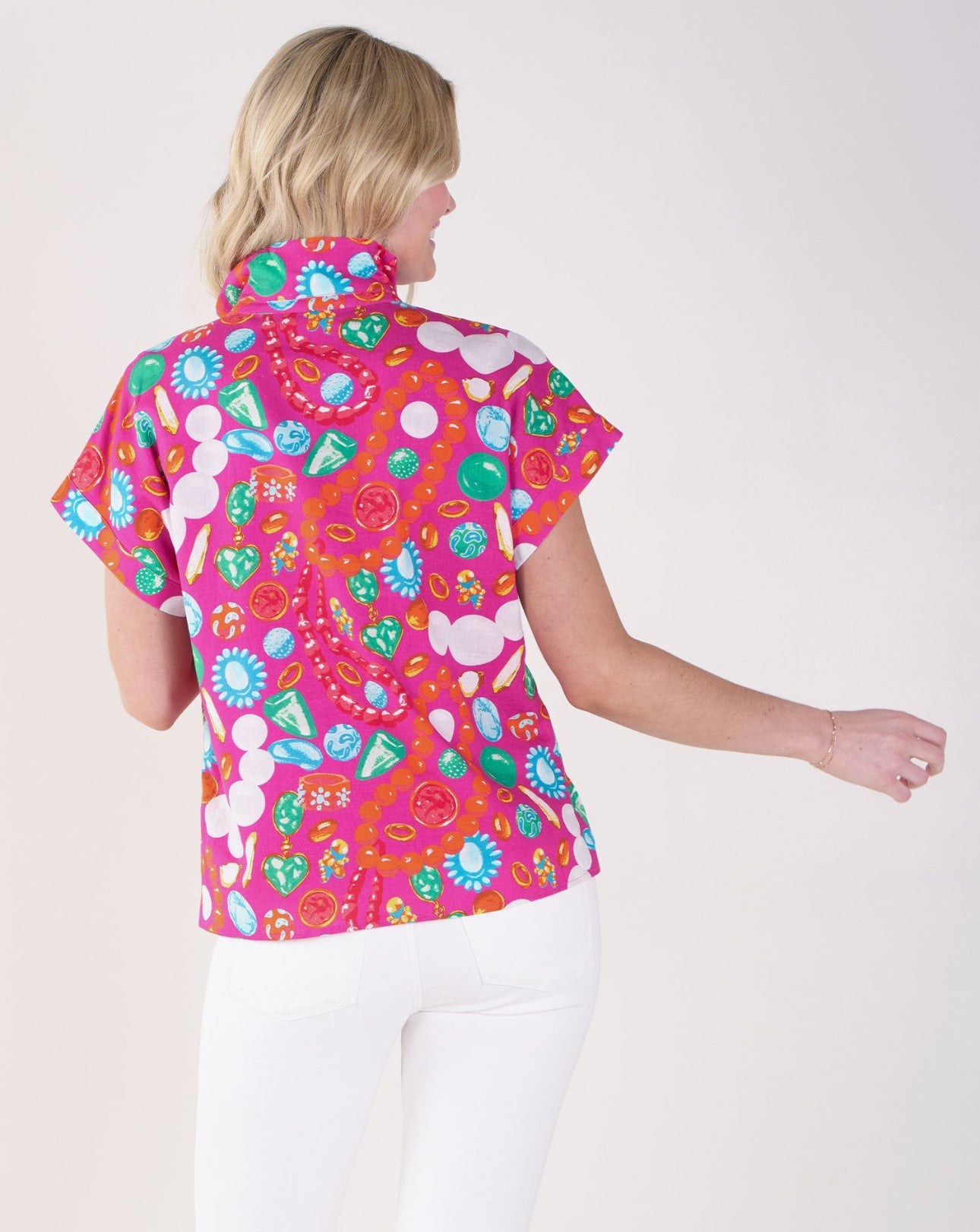 Jewel Poppy Pullover