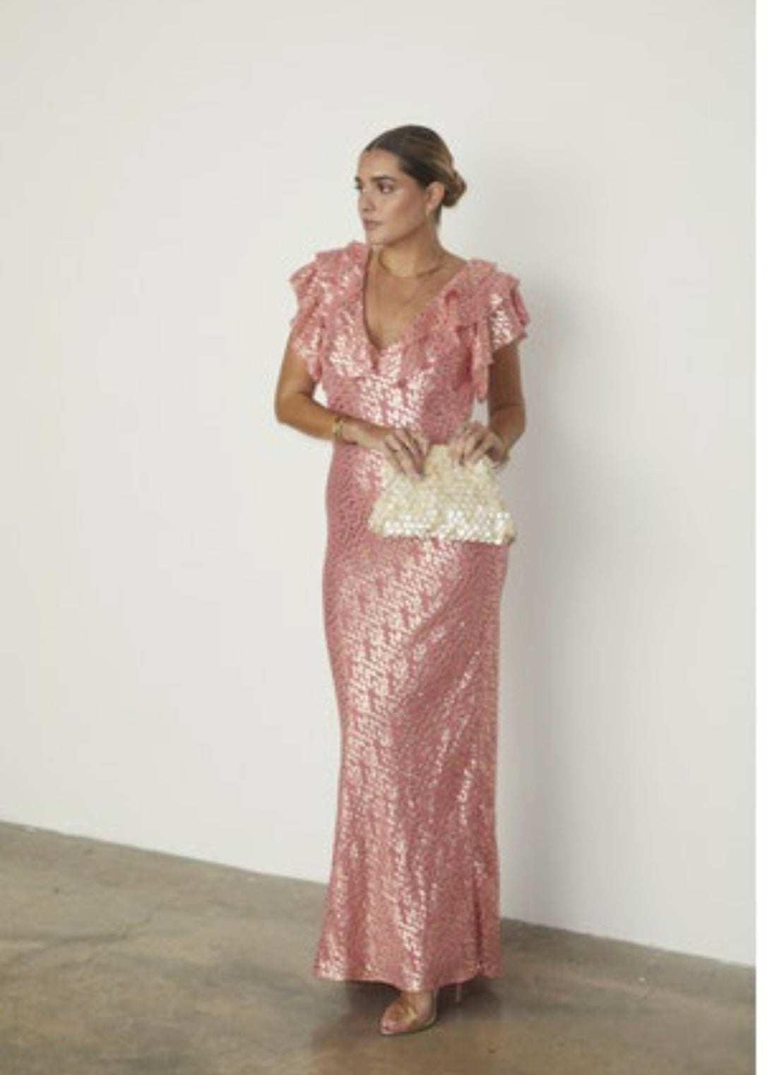 Peony Jacquard Tilda Dress