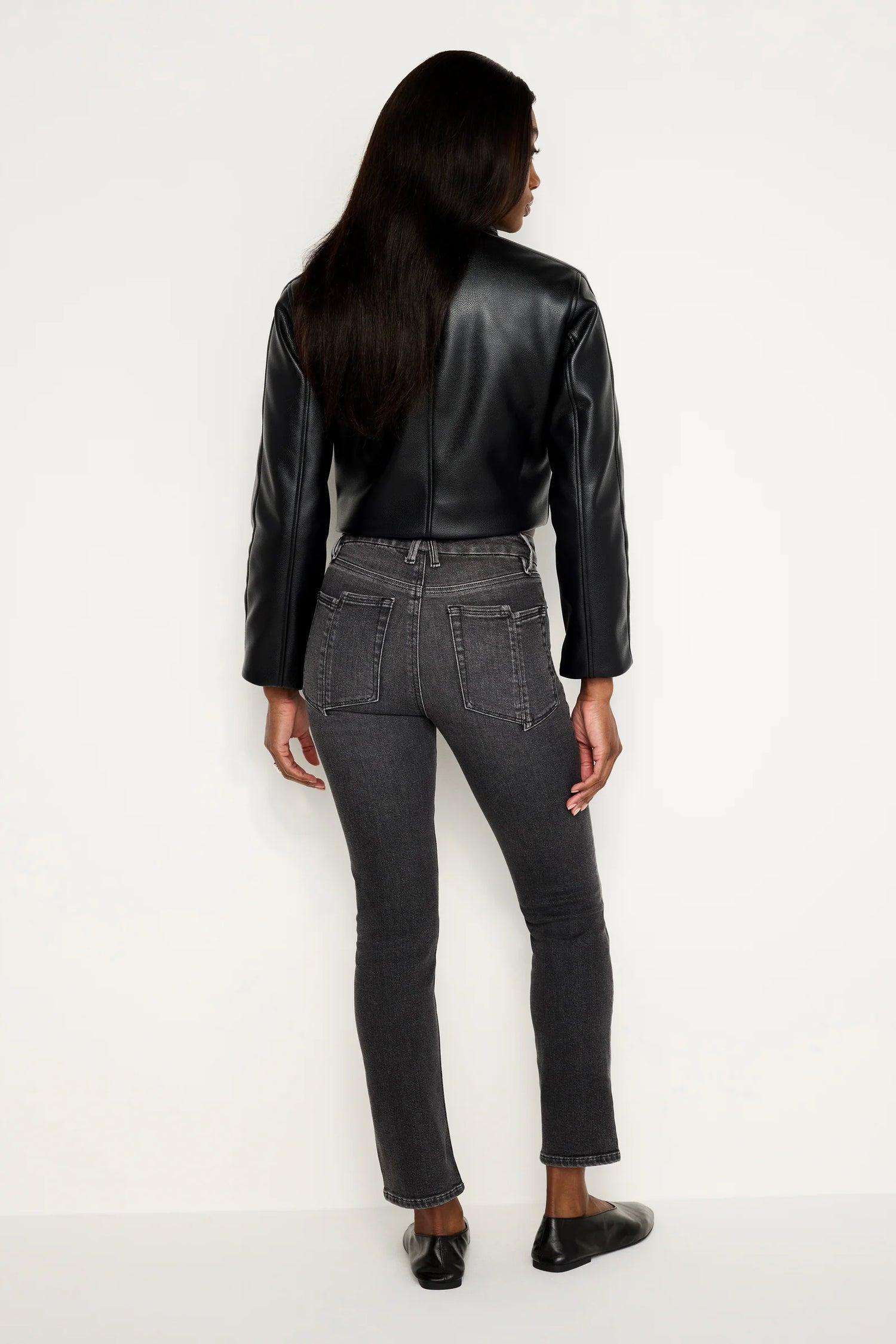 Black Split Pocket Denim