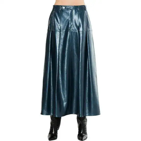 Felicia Leather Skirt