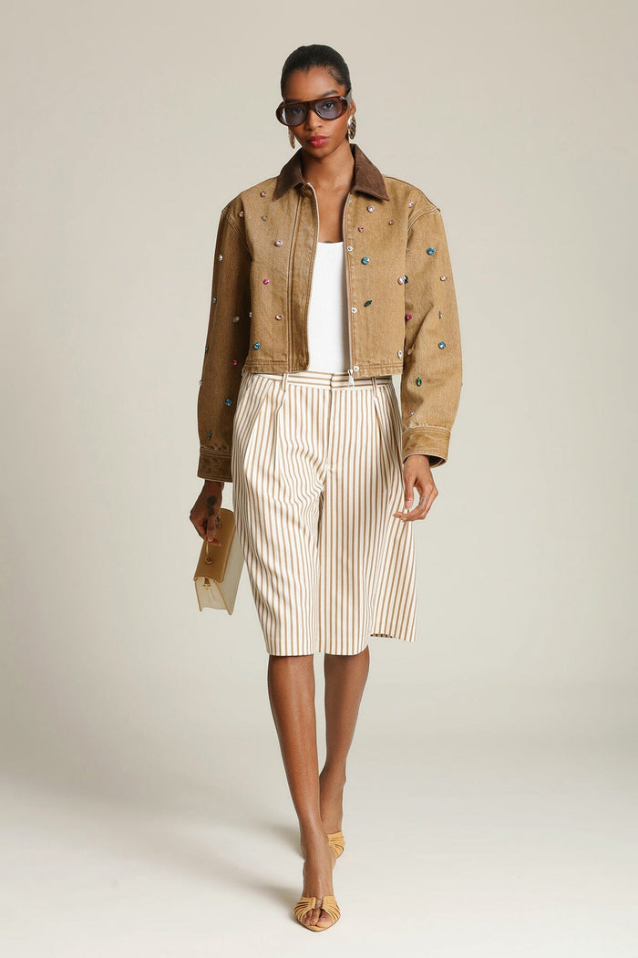 Bejeweled Denim Jacket