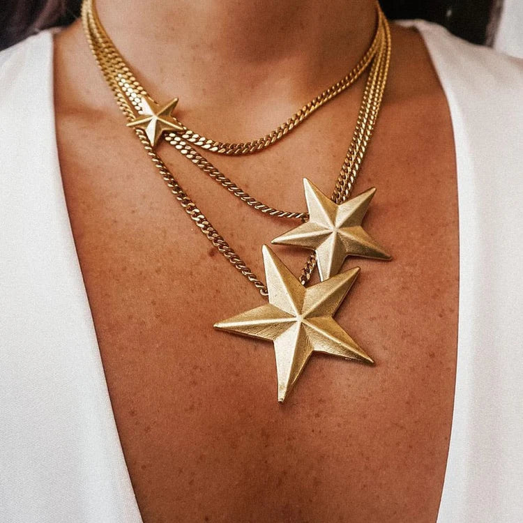 Brazil 3 Star Necklace