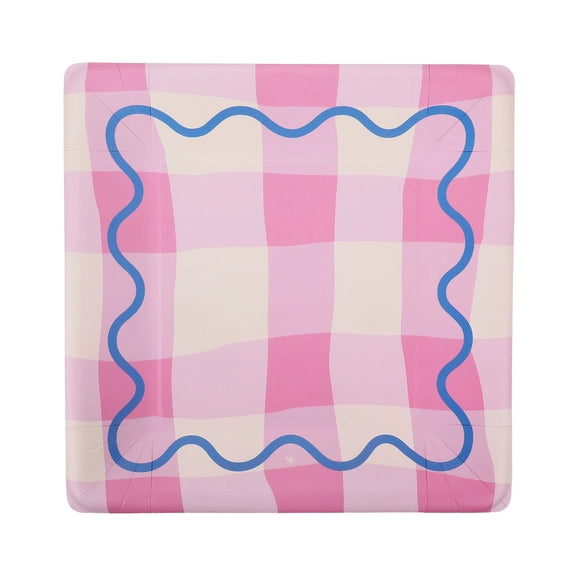 Colorwave Gingham Dinner Plates