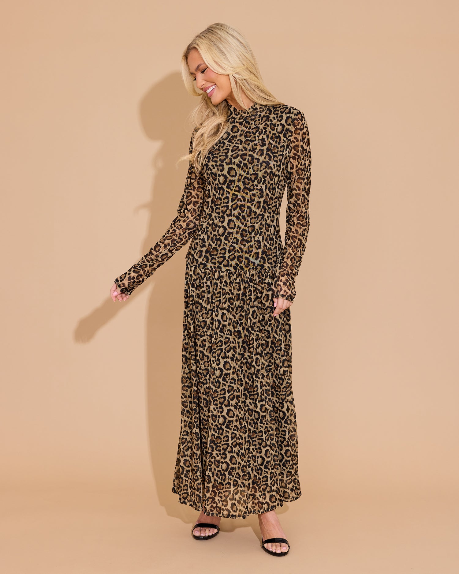 Mochi Dress in Leopard