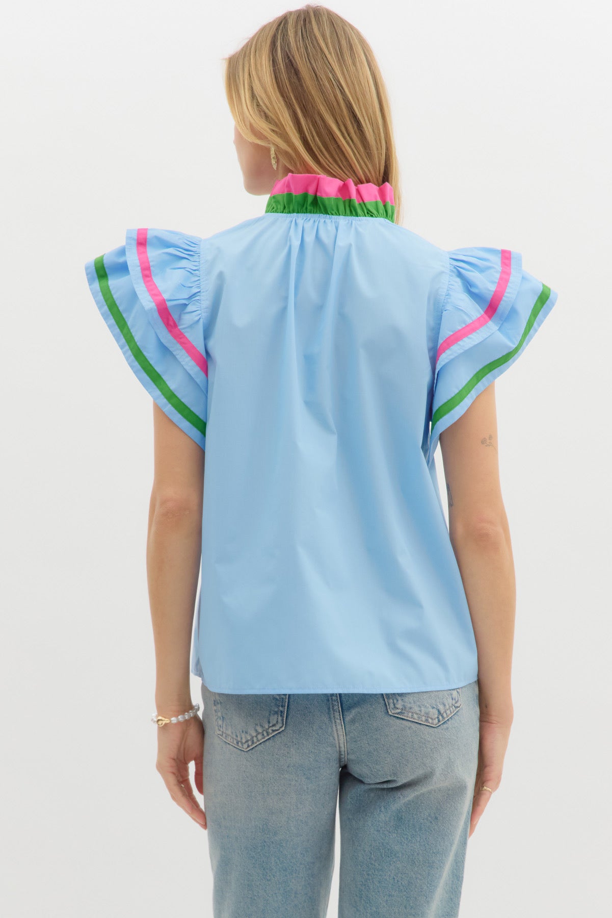 Preppy Ruffle Tunic