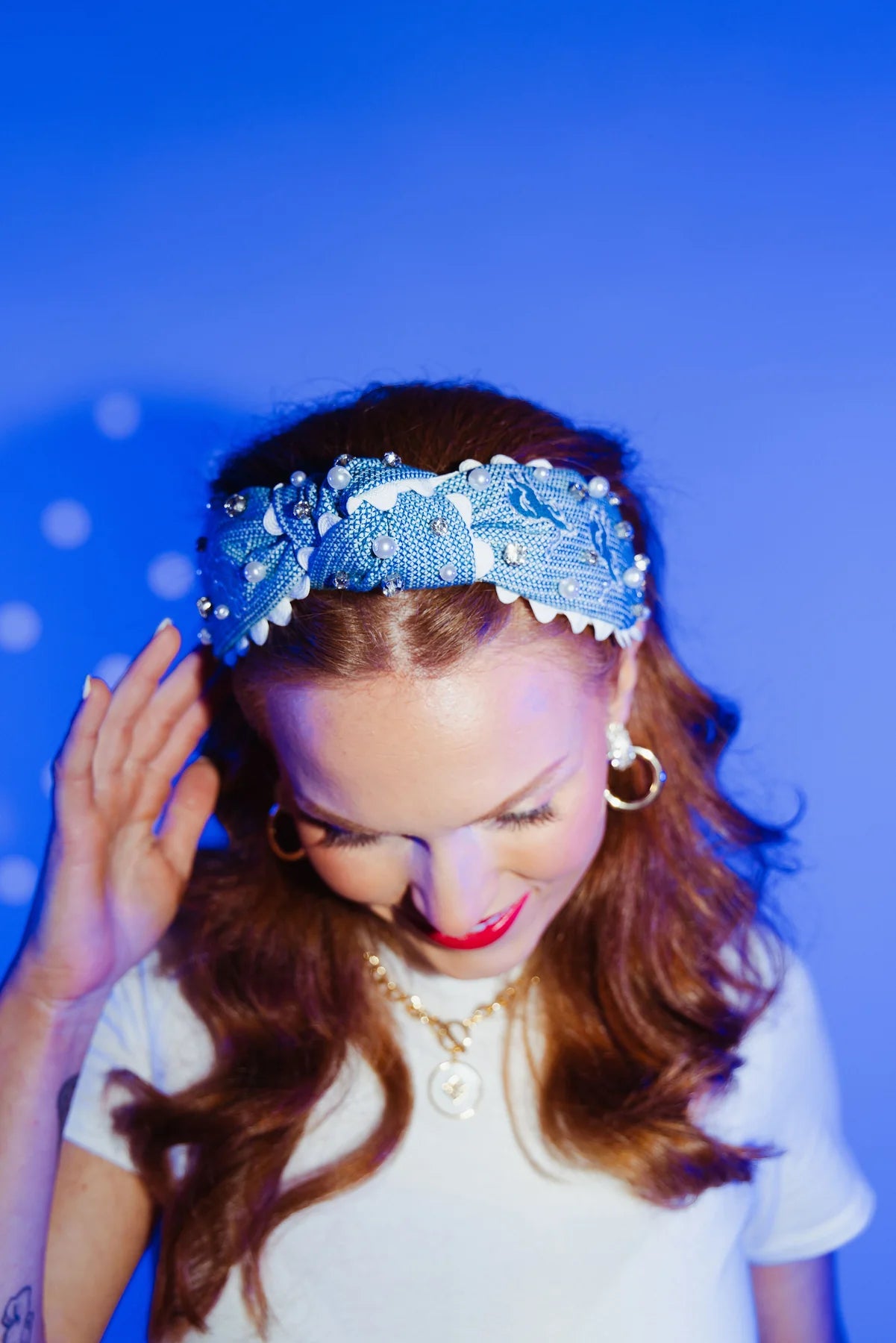 Detroit Lions Blue Headband