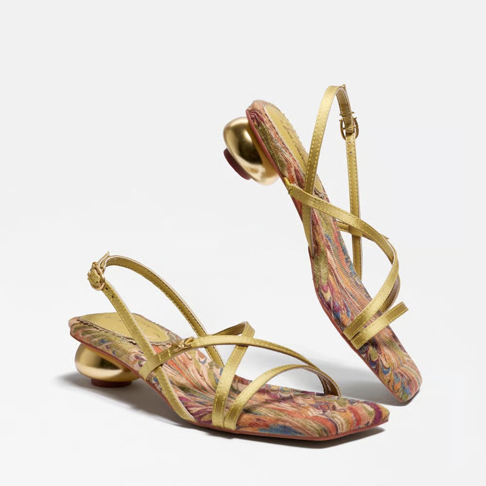 Caia Ankle Strap Heeled Sandal