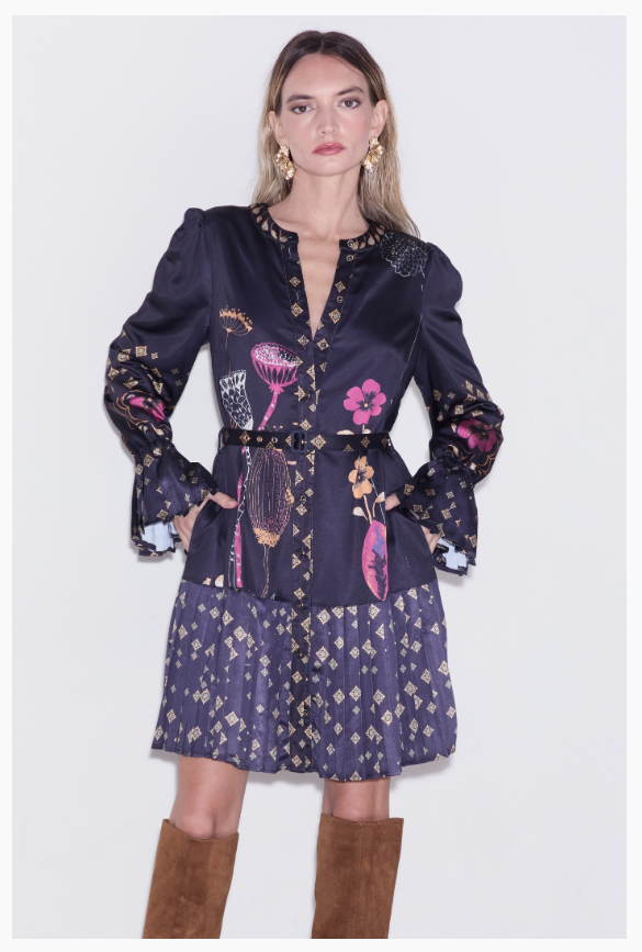 Midnight Thistle Dress