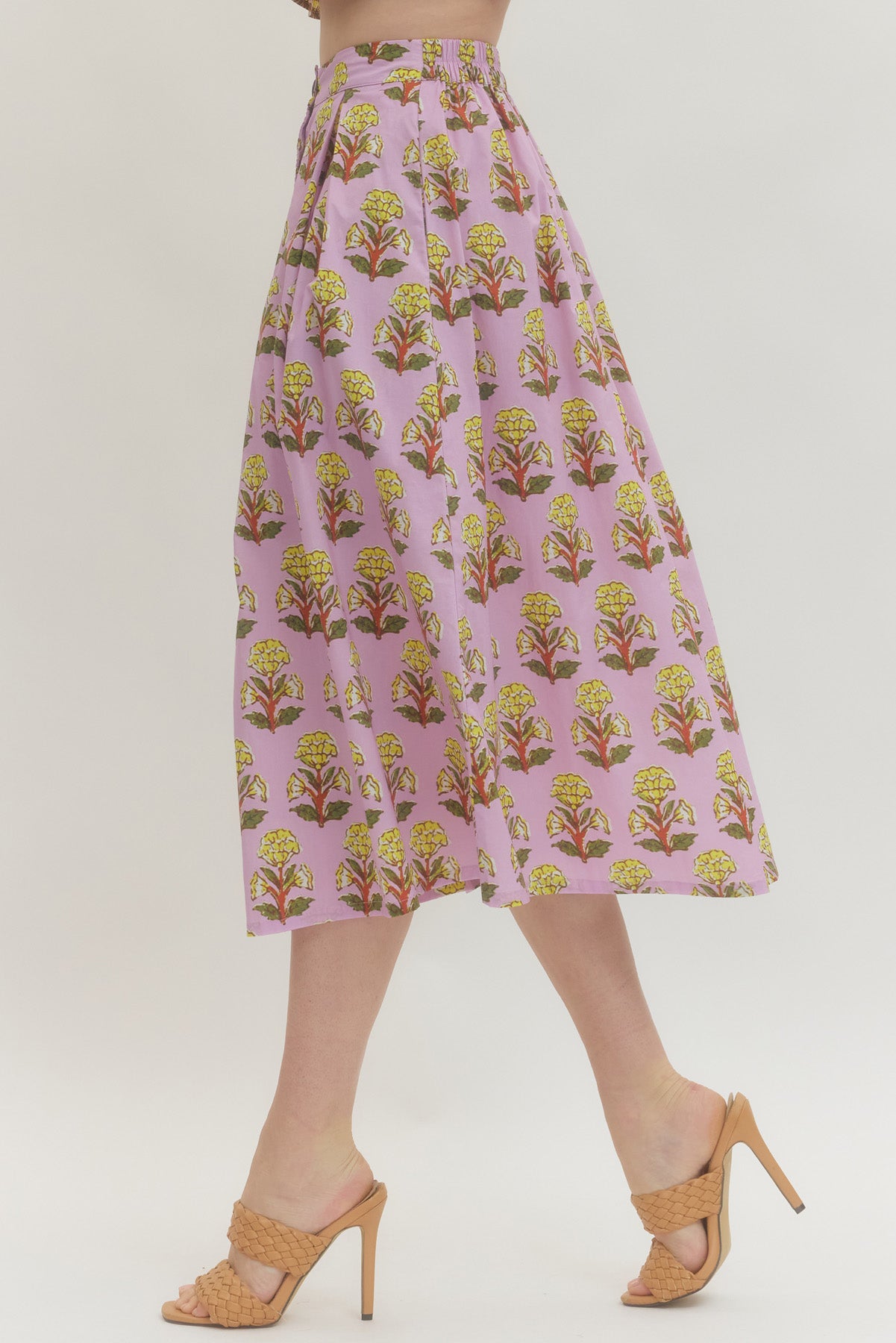Lavendar Botanical Skirt