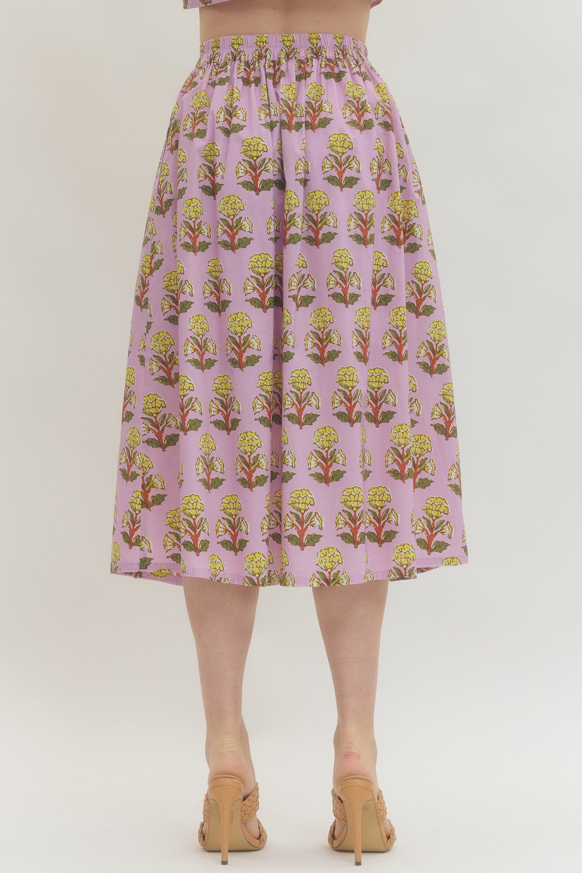 Lavendar Botanical Skirt