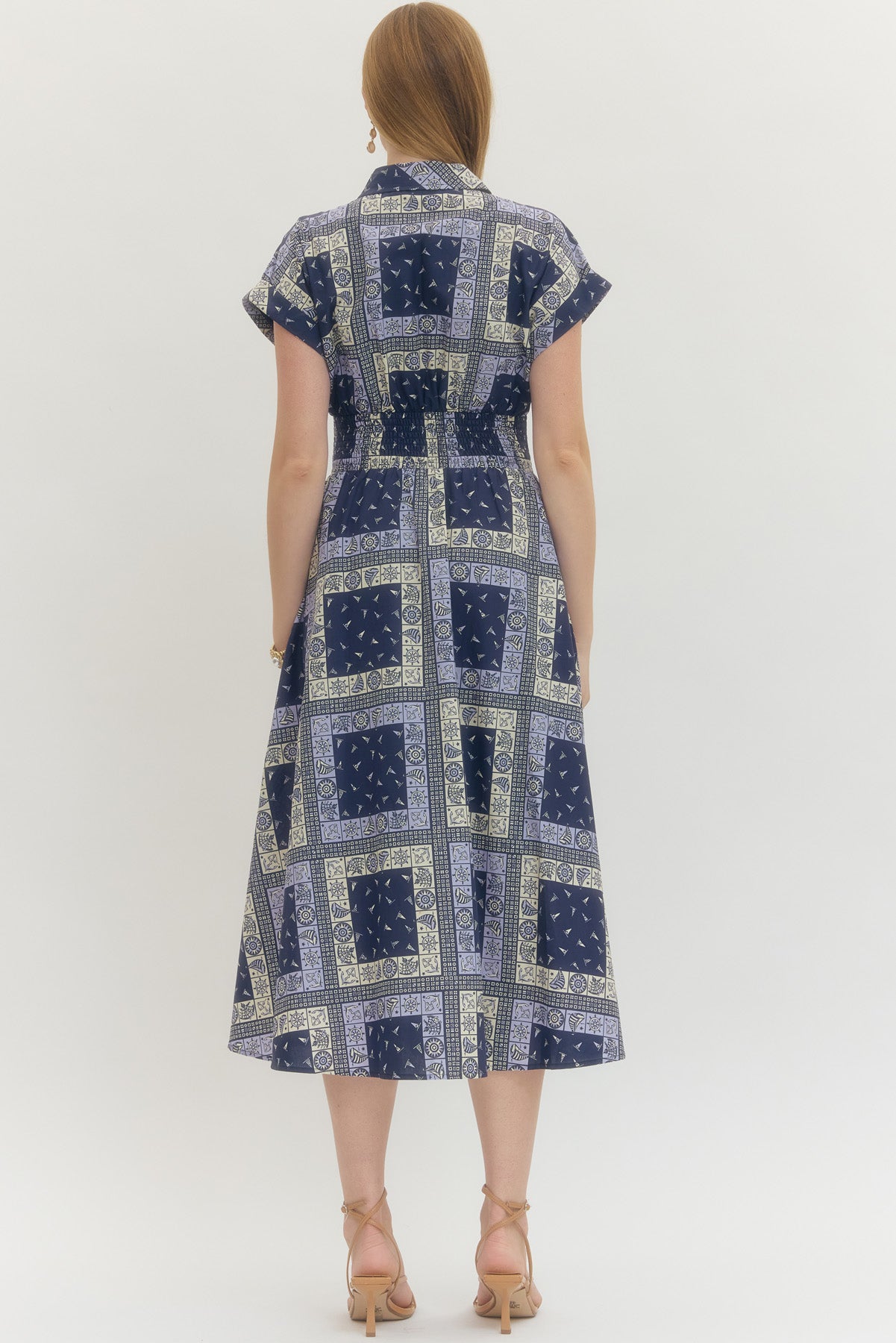 Nautical in Navy Maxi