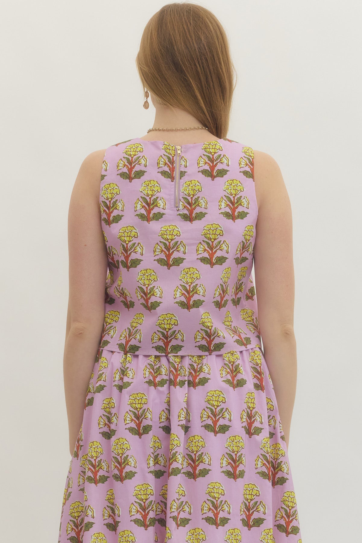 Lavendar Botanical Top