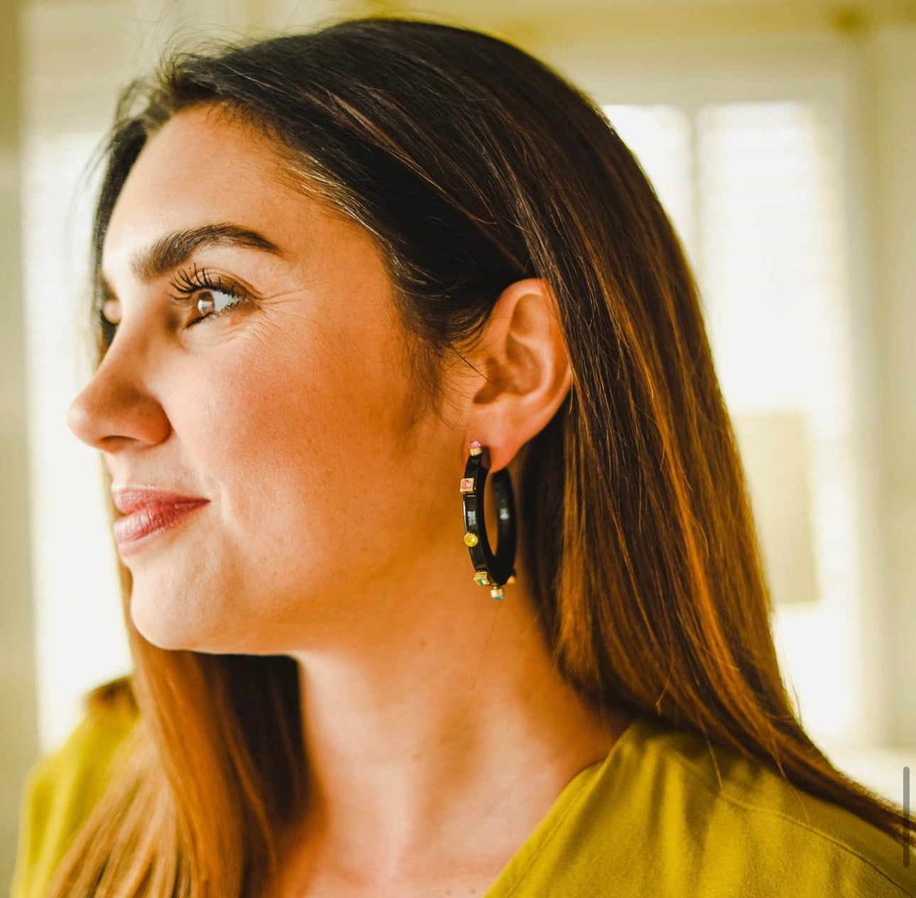 City Girl Jewel Hoop