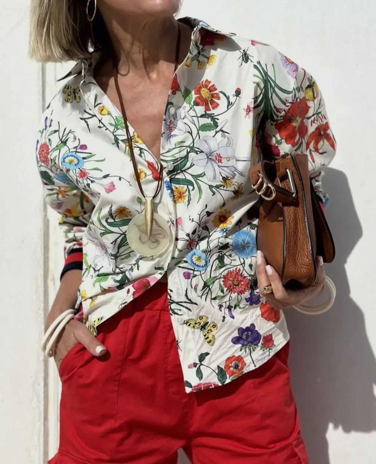 Floral Printed Casual Shirt Trouser Set