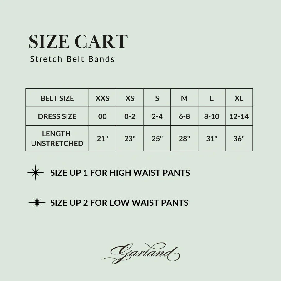 Stretch Raffia Belt