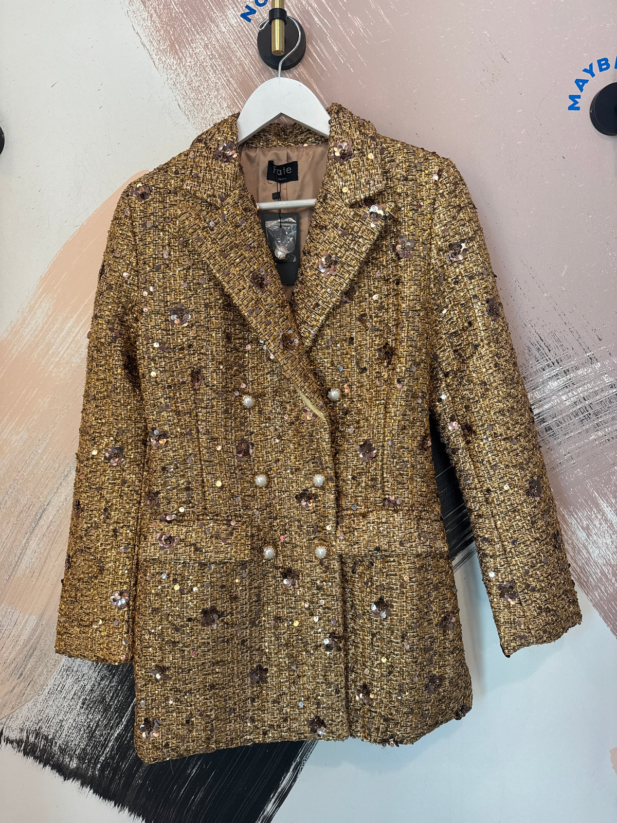 All That Glitters is Gold Blazer