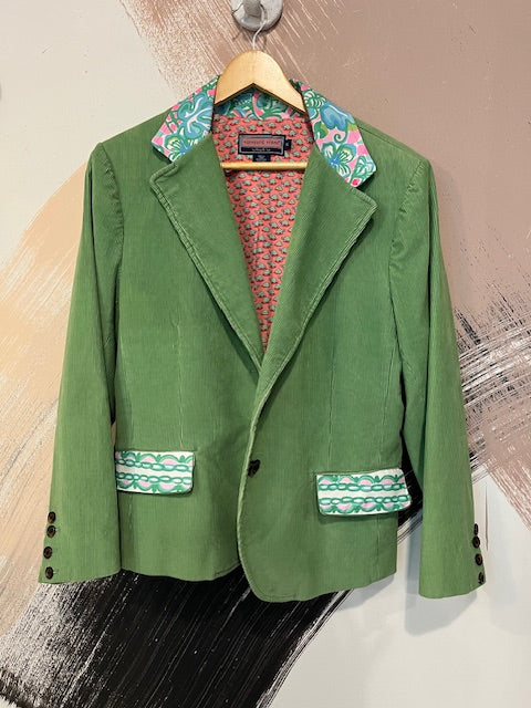 Green Corduroy Blazer