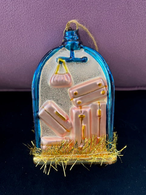 Luggage Cart Ornament
