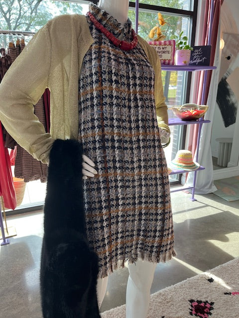 The Chic Tweed Dress