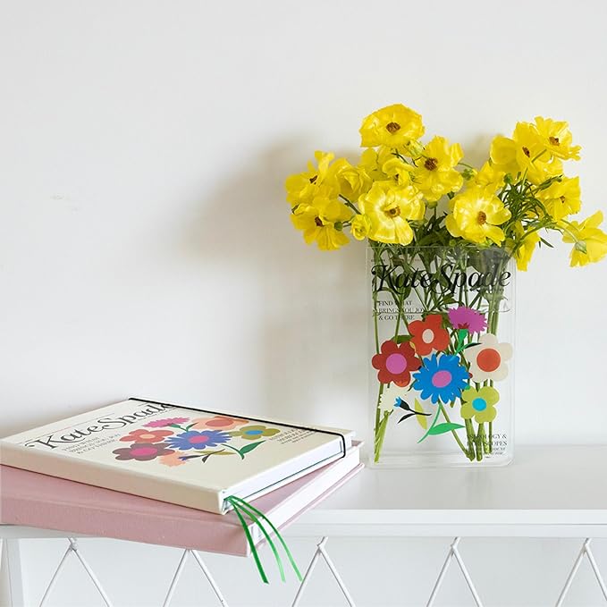 Kate Spade KS Magazine Acrylic Book Vase
