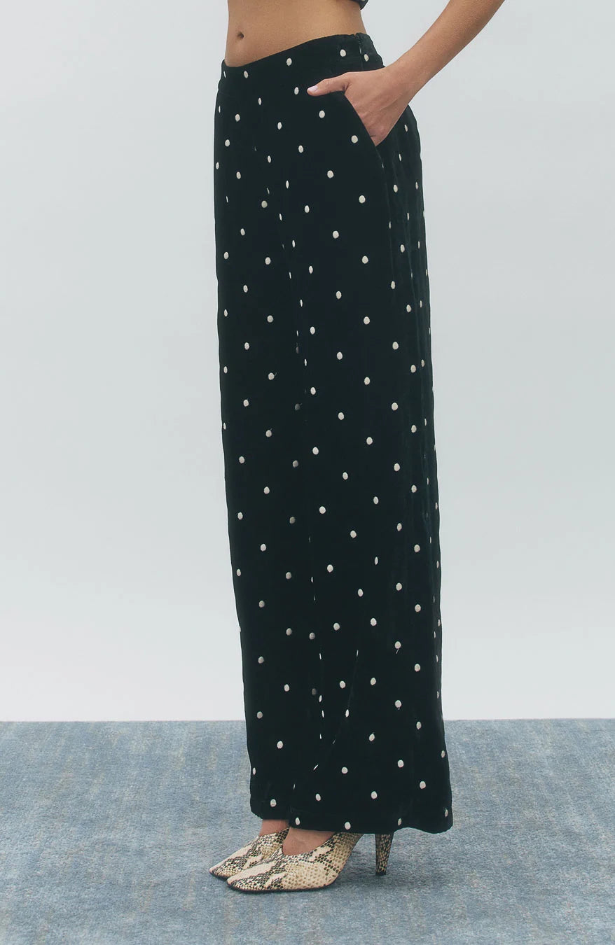 Velvet Dot Trousers