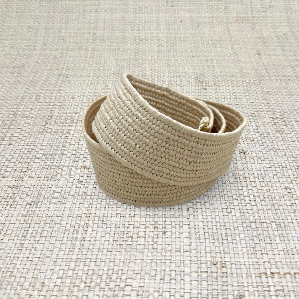 Stretch Raffia Belt