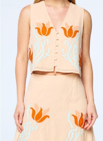 Peach Bellini Vest