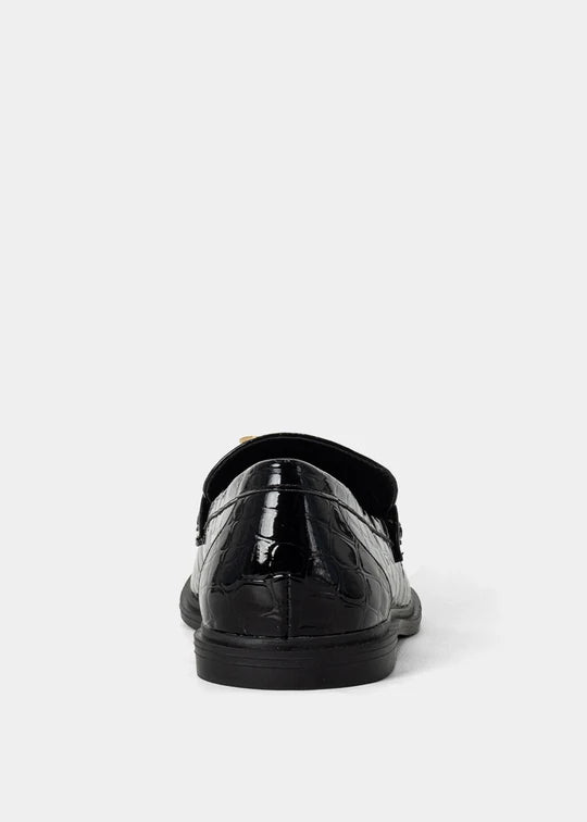 Gold Bow Loafer