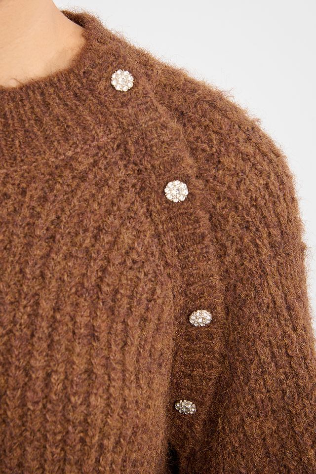 Chocolate Sparkle Cardigan
