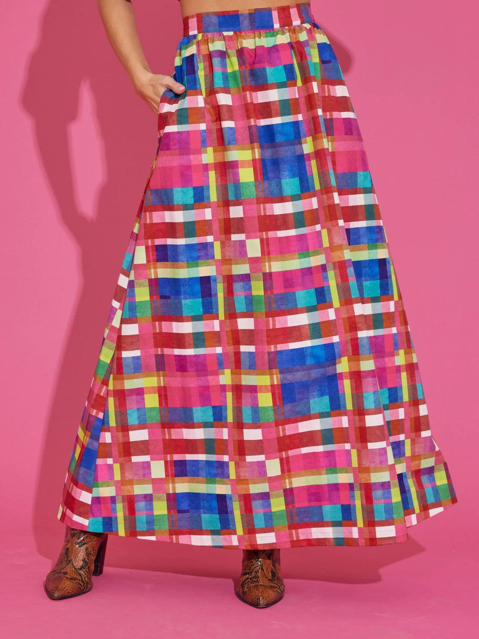 Circus Plaid Daphne Skirt