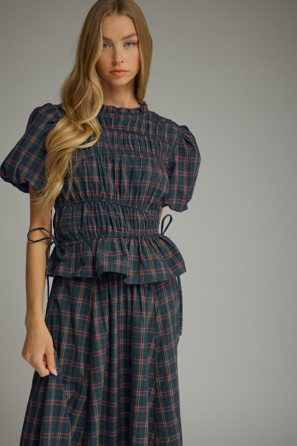 Pretty in Plaid Top