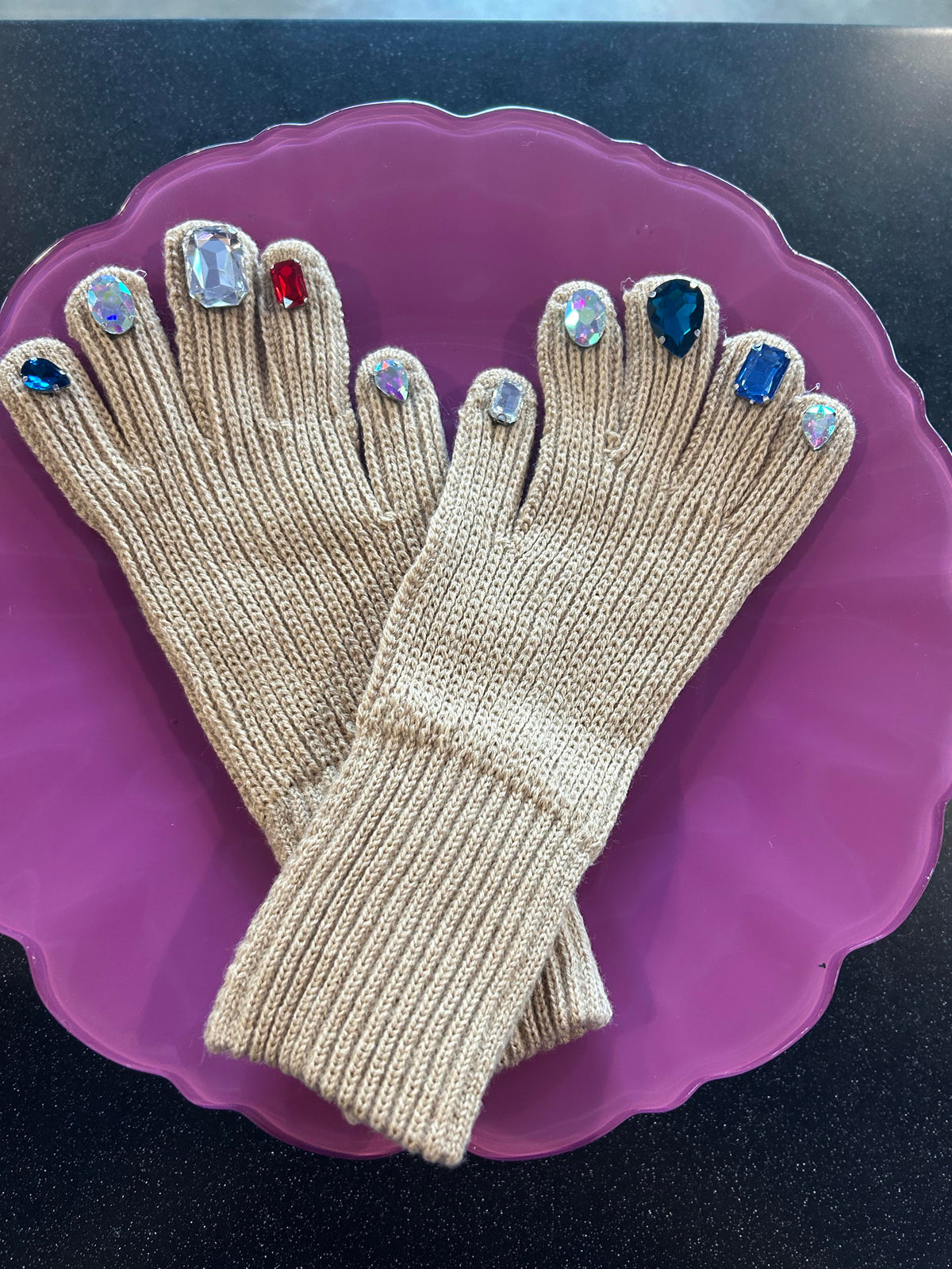 Jeweled Gloves