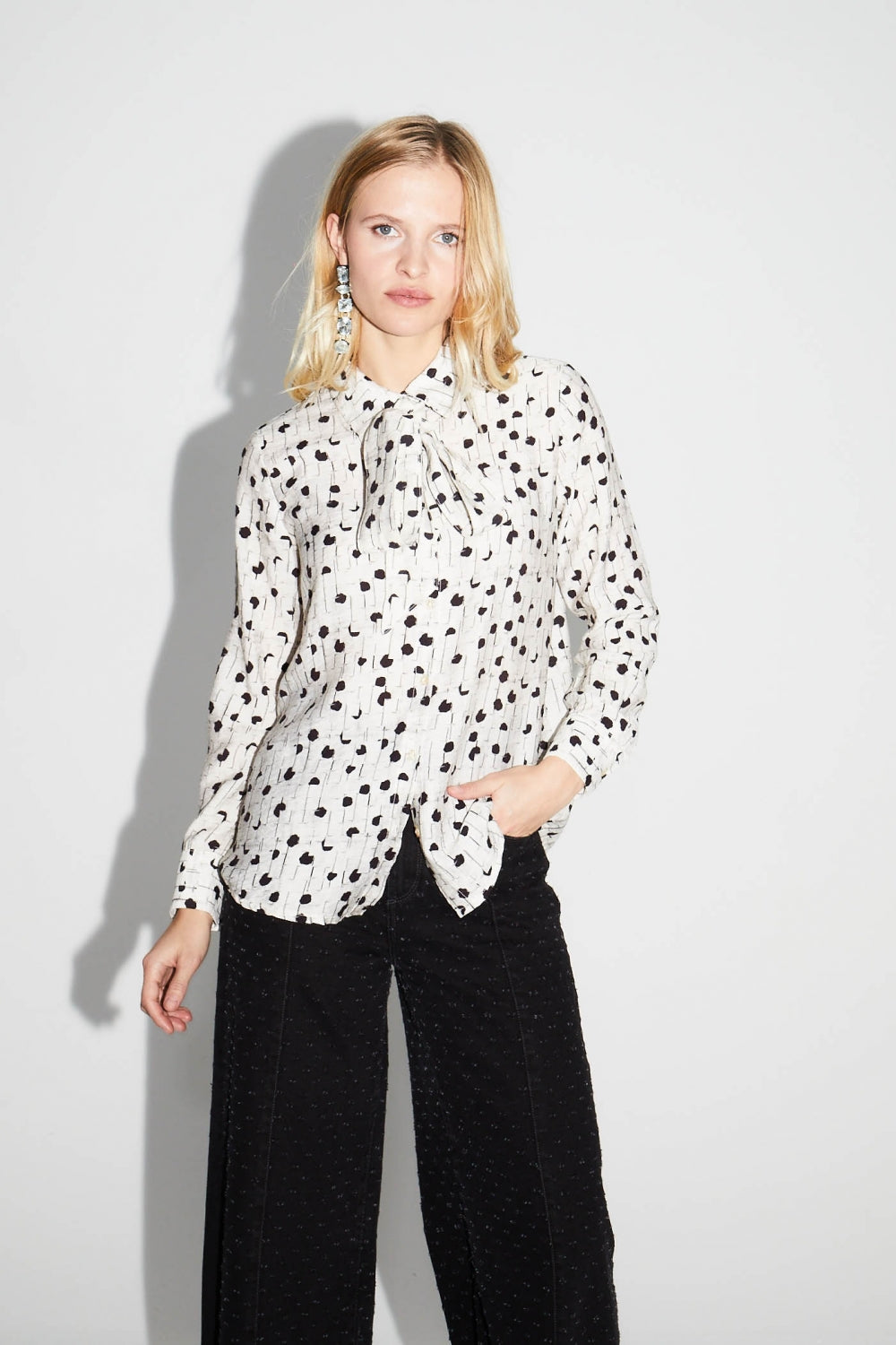 Dot Tie Shirt