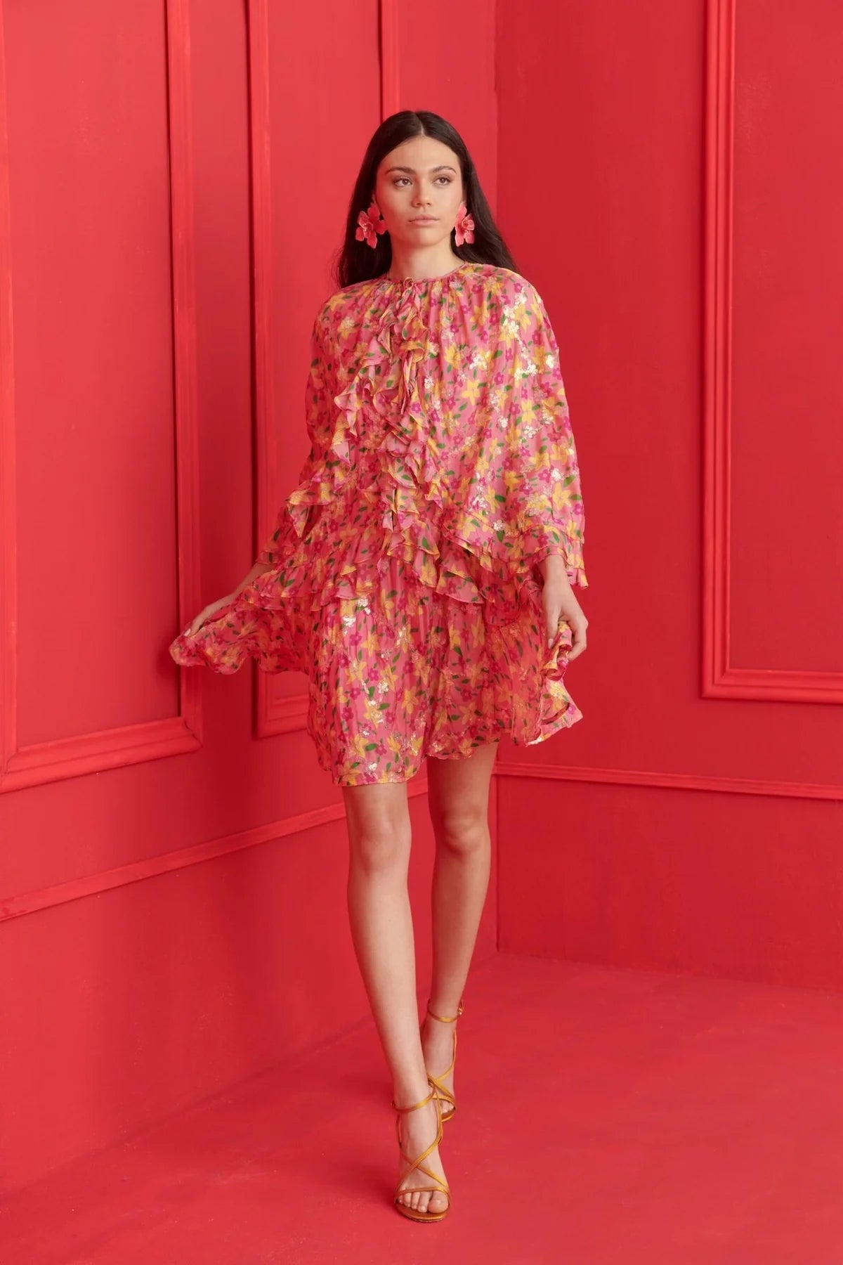 Vespera Dress w/ Cape