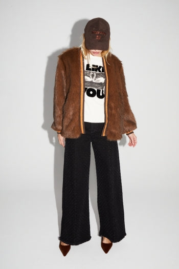 Sporty Fur Coat