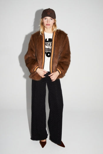 Sporty Fur Coat
