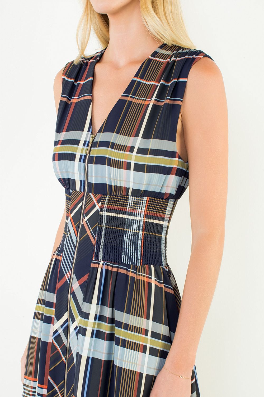 Plaid Dreams Midi Dress
