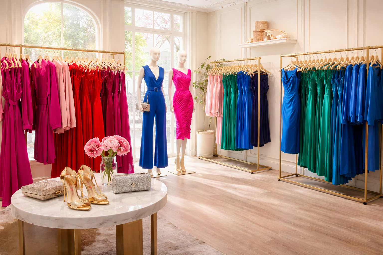 All About Bold Color Dresses & Jumpsuits for Statement Outfits