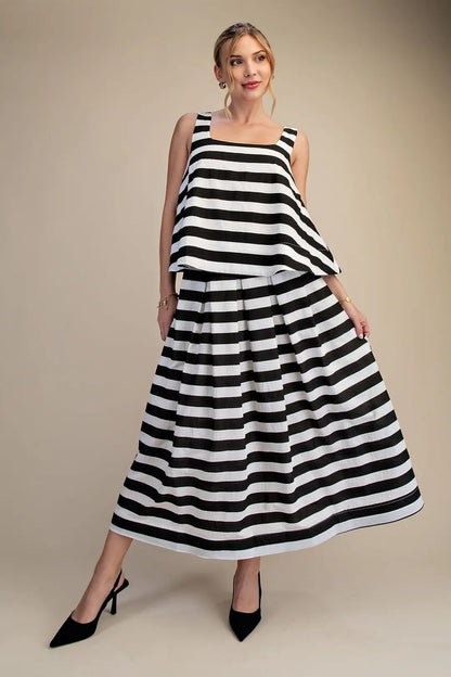 Striped Swing Top
