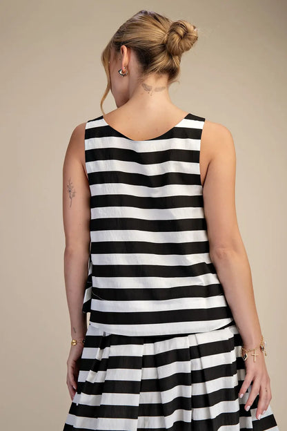 Striped Swing Top