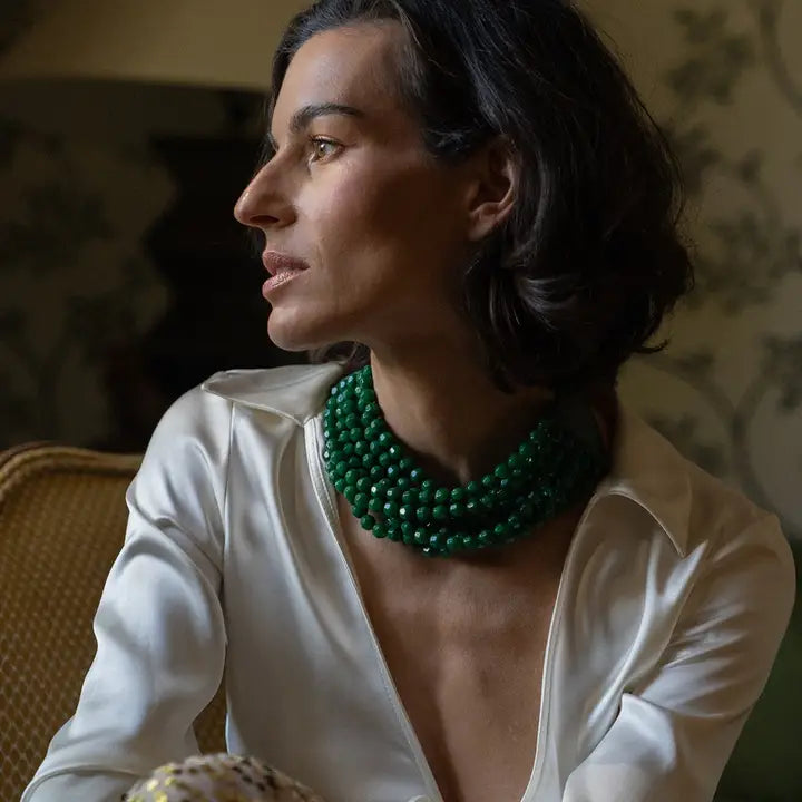 Chunky Layered Bead Necklace