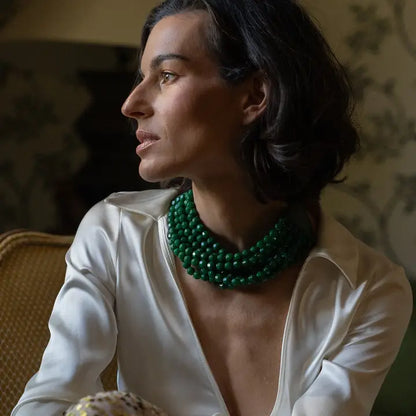 Chunky Layered Bead Necklace