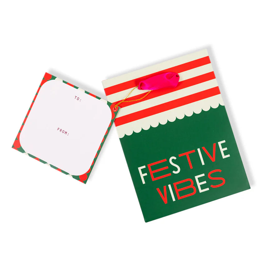 Festive Vibes Gift Bag- Medium