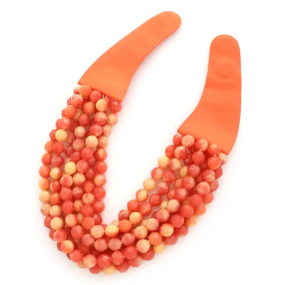 Chunky Layered Bead Necklace