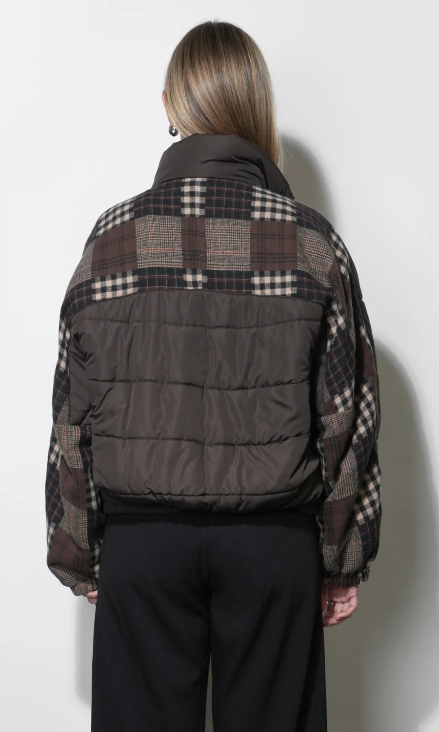 Nadia Mixed Media Puffer