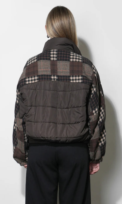 Nadia Mixed Media Puffer