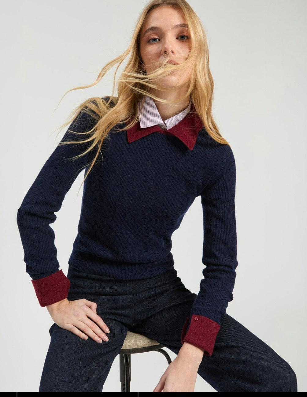 The Collared Crew Sweater