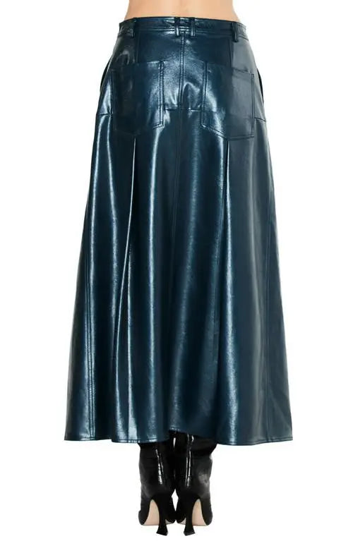 Felicia Leather Skirt