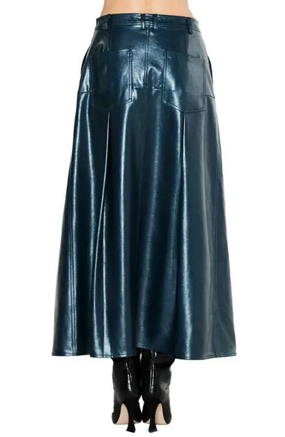 Felicia Leather Skirt